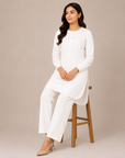 Pearl Ivory Scallop Co-ord Set