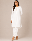 Pearl Ivory Scallop Co-ord Set