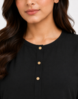 Onyx Black Scallop Co-ord Set