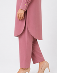 Rose Mauve Scallop Co-ord Set