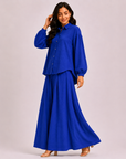Royal Blue Flapper Co-ord Set