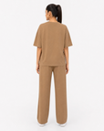 Camel Brown Drop Shoulder Track Suit