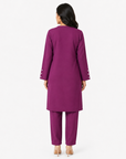 Berry Plum V-Neck Co-ord Set