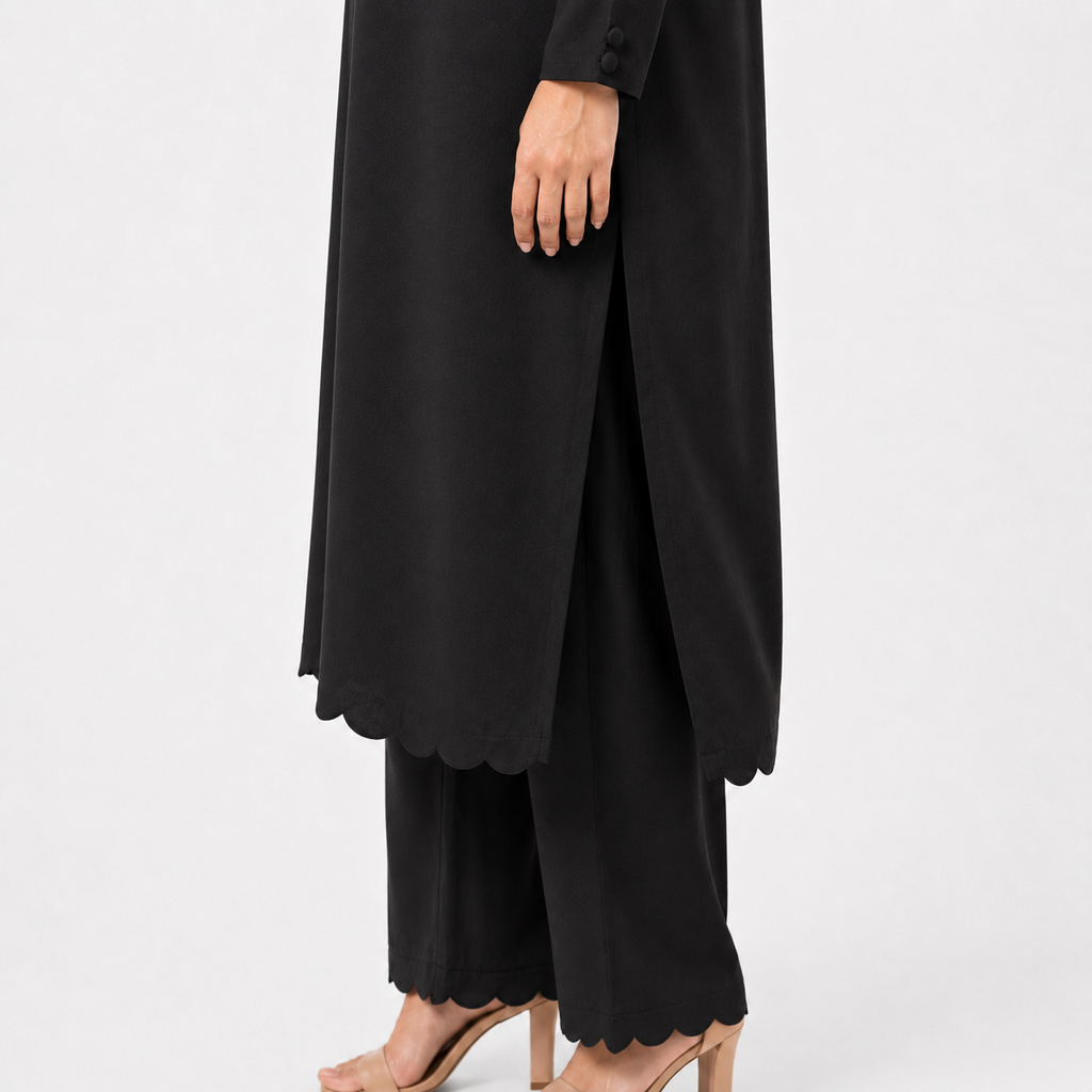 Black Banline Co-Ord Set