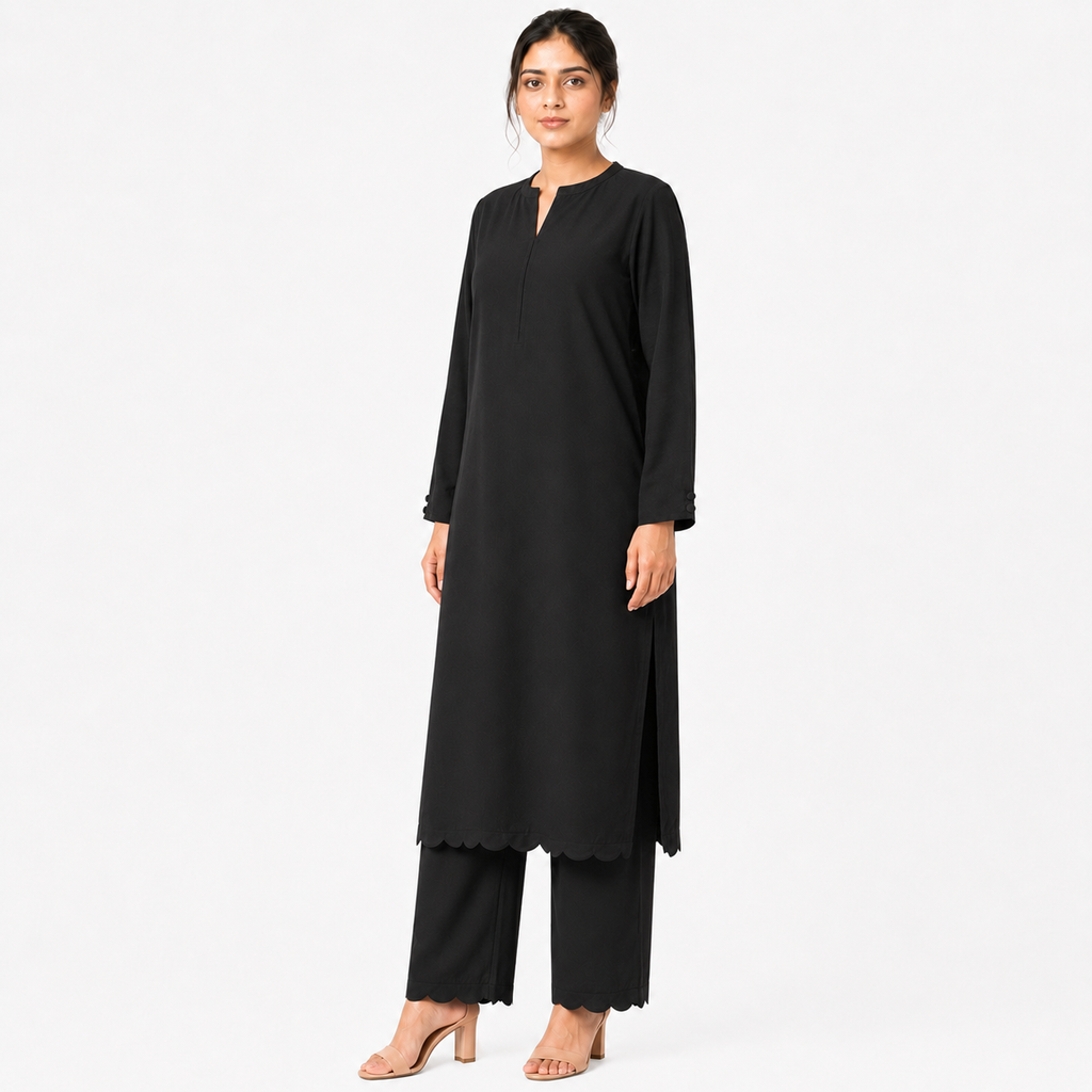 Black Banline Co-Ord Set