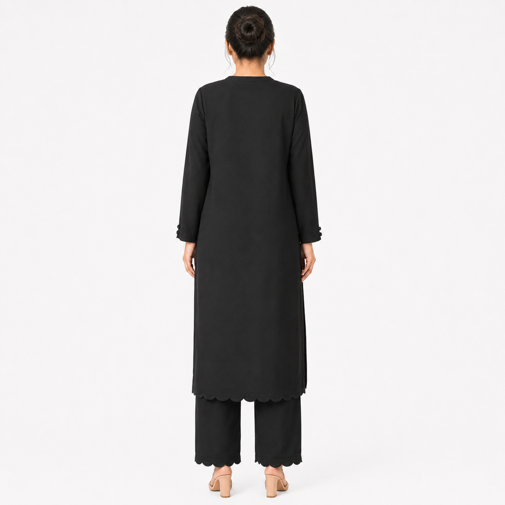 Black Banline Co-Ord Set