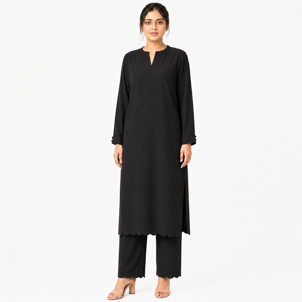Black Banline Co-Ord Set