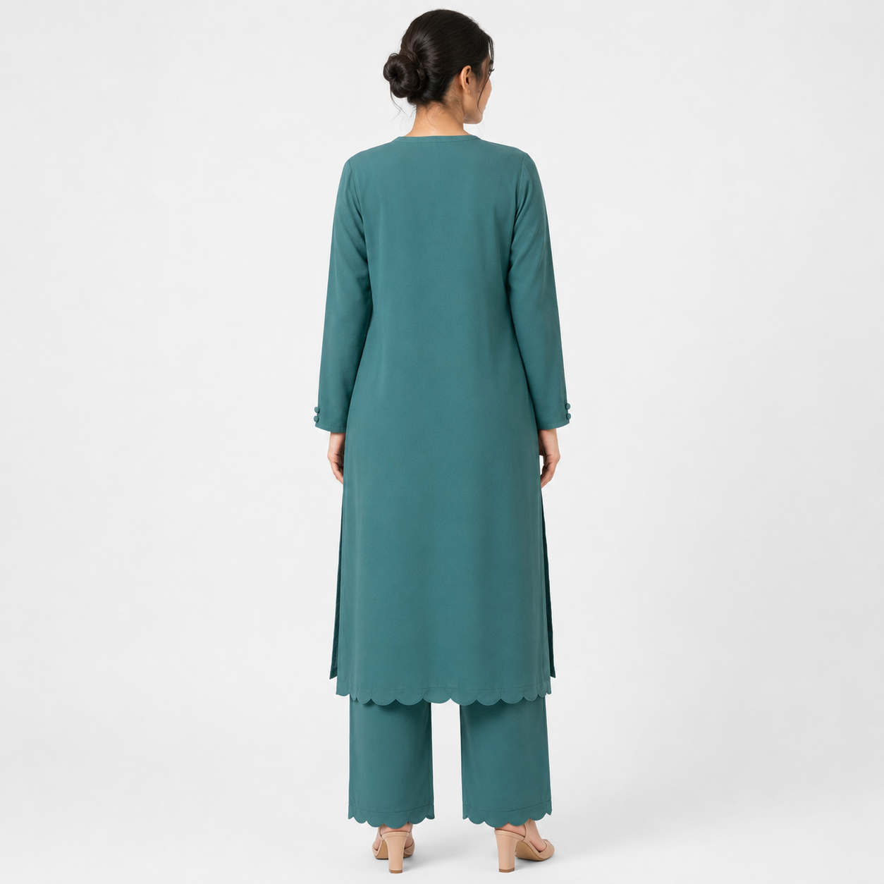Sage Teal Banline Co-Ord Set