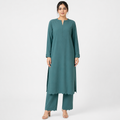 Sage Teal Banline Co-Ord Set