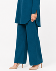 Peacock Teal Placket Co-ord Set