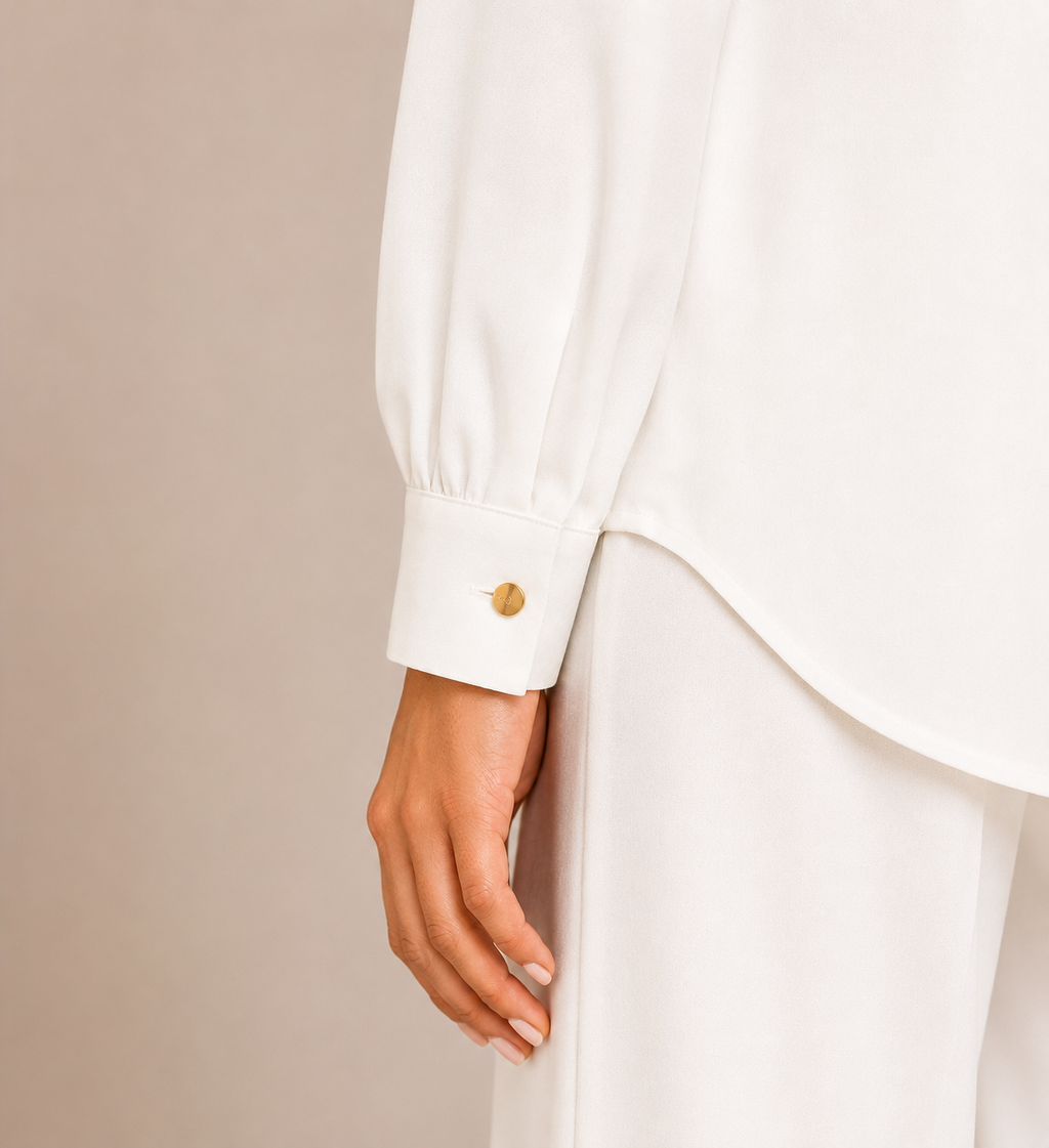 White Collared Co-Ord Set