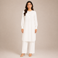 Pearl Ivory Scallop Co-Ord Set