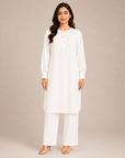 Pearl Ivory Scallop Co-ord Set