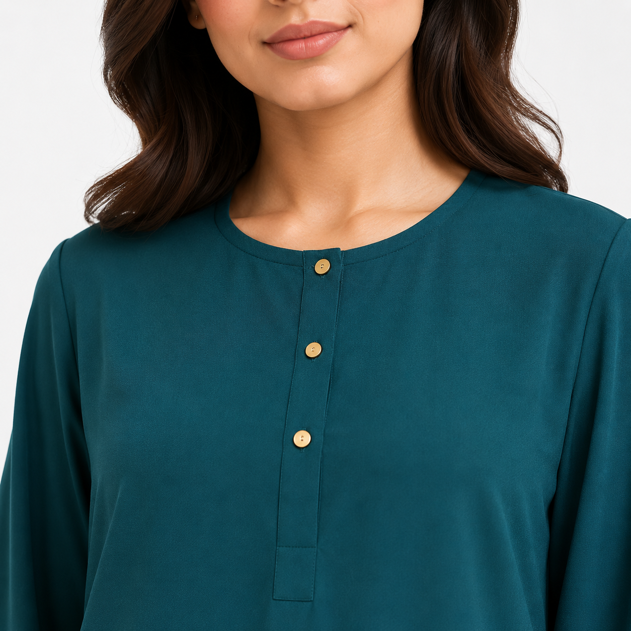 Emerald Teal Scallop Co-Ord Set