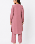 Rose Mauve Scallop Co-ord Set