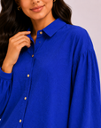 Royal Blue Flapper Co-ord Set