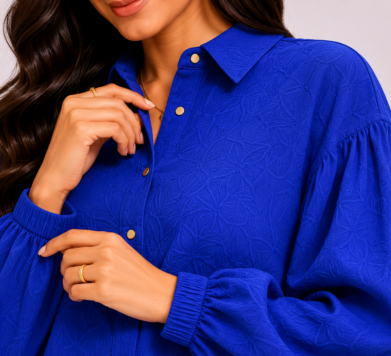 Royal Blue Flapper Co-Ord Set