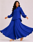 Royal Blue Flapper Co-ord Set