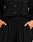 Black Flapper Co-ord Set