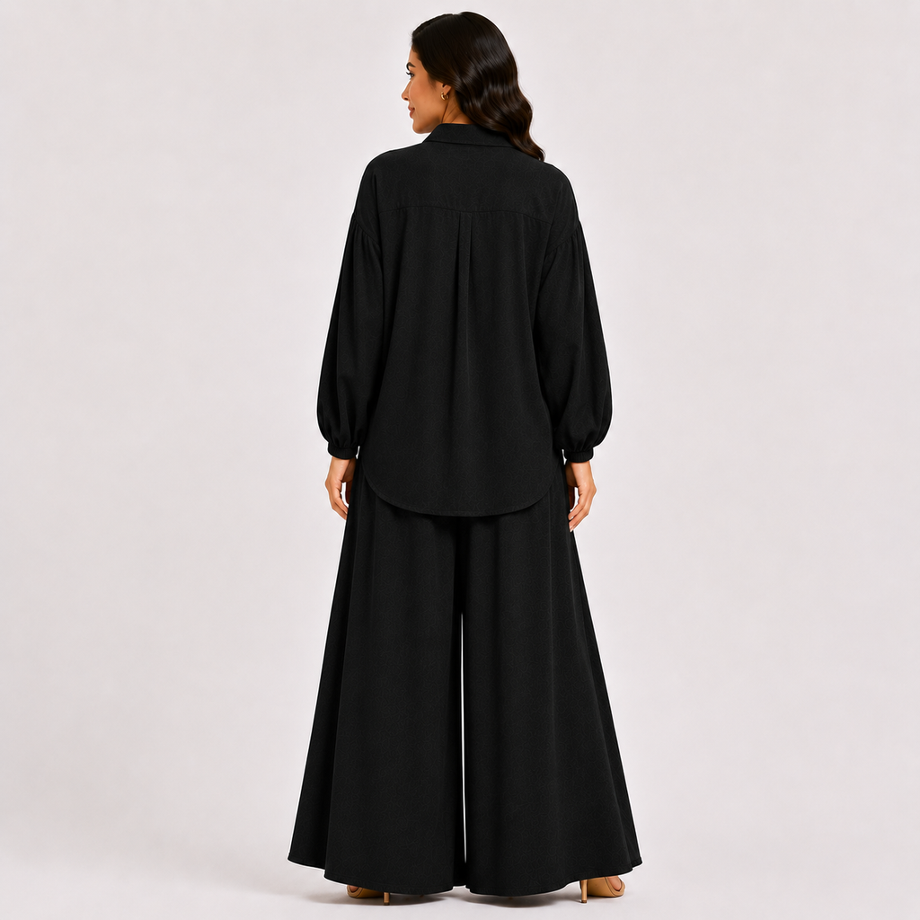 Black Flapper Co-Ord Set