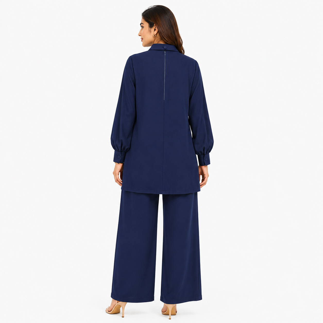Midnight Navy Mandarin Co-Ord Set