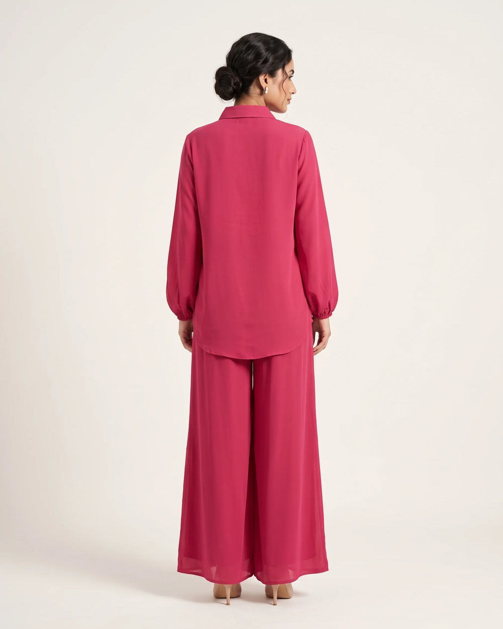 Raspberry Pink Tailored Flapper Co-ord Set