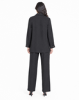 Black Bizu Pleated Co-ord Set
