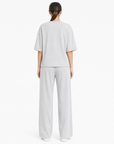 Light Grey Drop Shoulder Track Suit