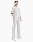 Light Grey Drop Shoulder Track Suit