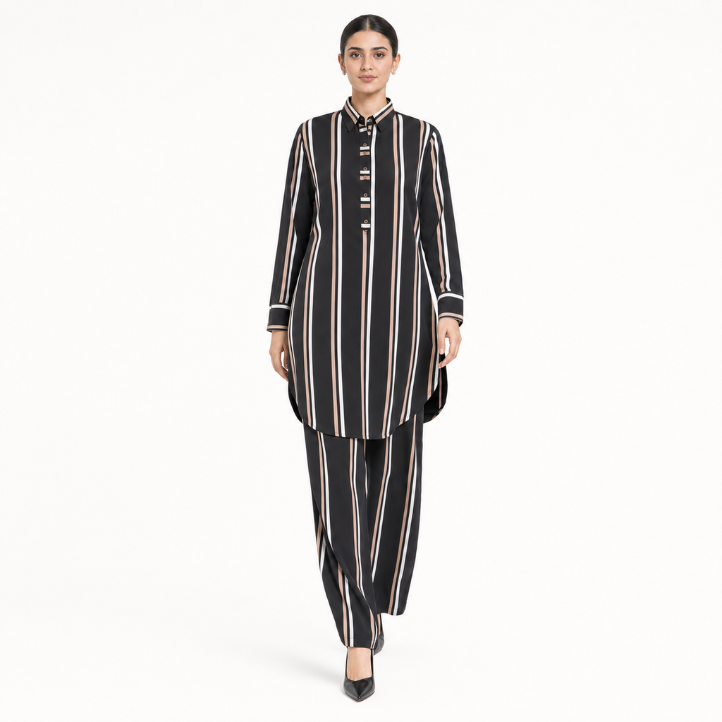 Black Lining Co-Ord Set