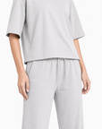 Light Grey Drop Shoulder Track Suit